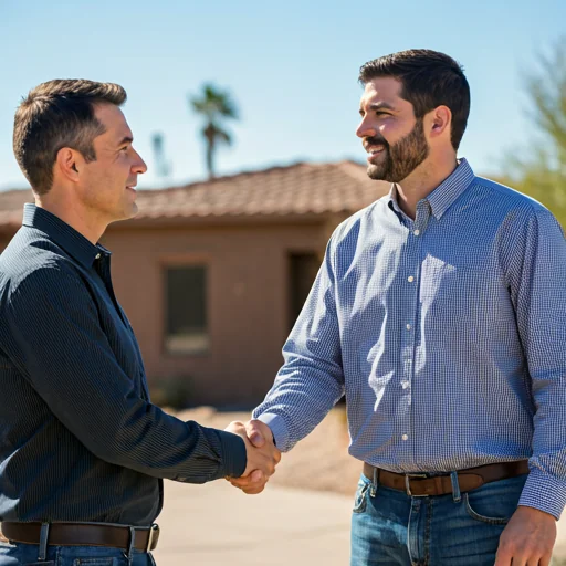 Men shaking hands